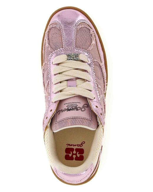 Ganni Pink Sneakers