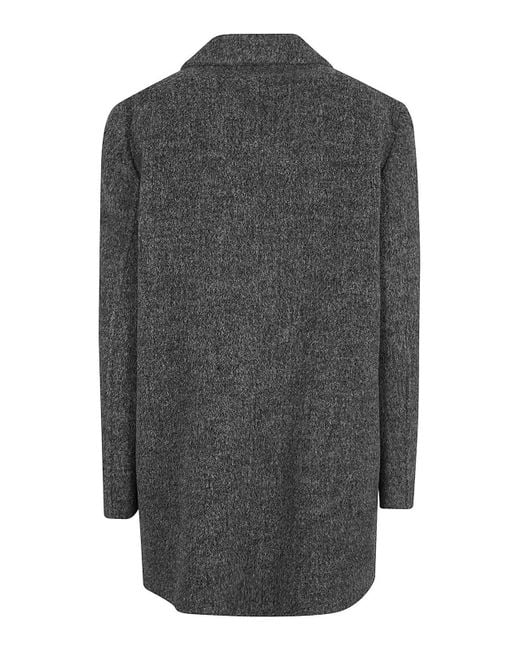 Jil Sander Gray Wool Coat