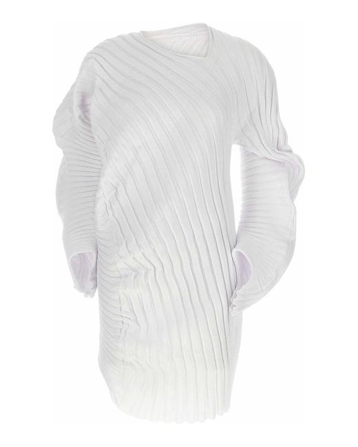 Issey Miyake White Knit (As It Is) Top