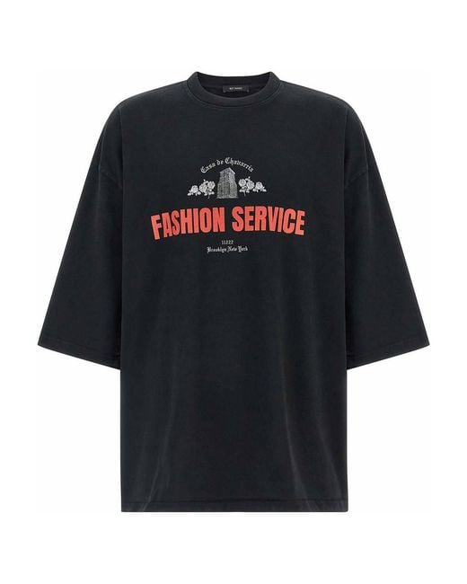 Willy Chavarria Black Casa De Chavarria Buffalo T-Shirt for men