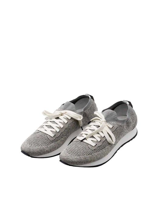 Barba Napoli Gray Sneakers for men