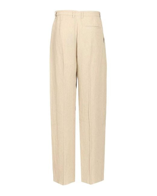 Emporio Armani Natural Tailored Trousers