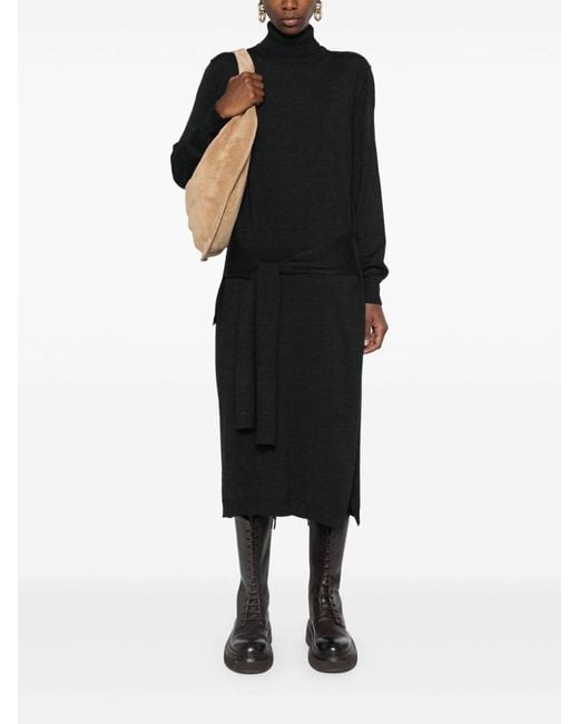 Lemaire Black Midi Dresses