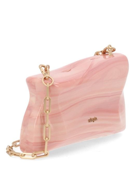 Cult Pink Malaya Clutch Bag