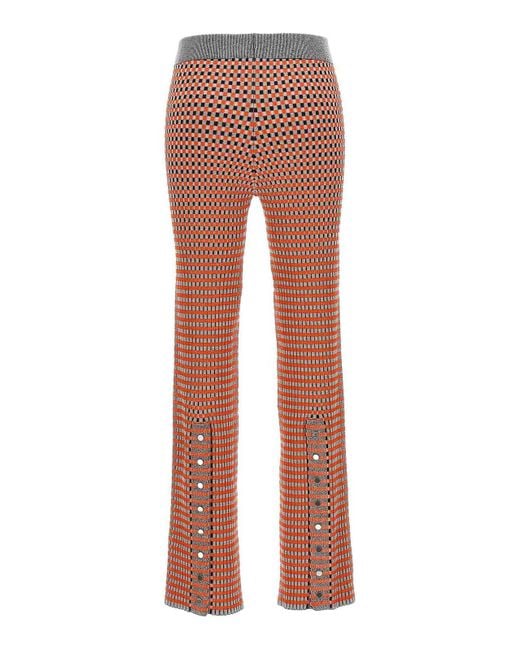 Rabanne Multicolor Jacquard Pants
