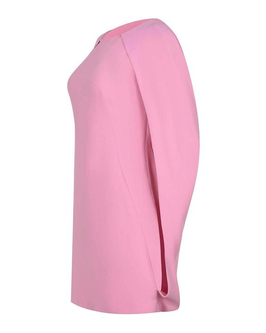 Alberta Ferretti Pink Dress Made From A Viscose Blend