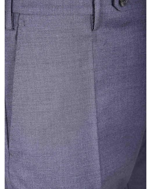 Incotex Blue Chino Slim Fit Trousers for men