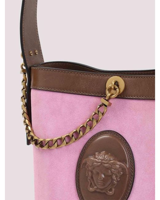 Versace Pink Mini Bucket Bag