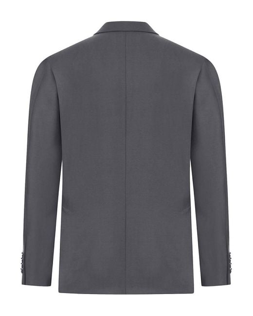 Lardini Gray Single-Breasted Tailored Suit for men