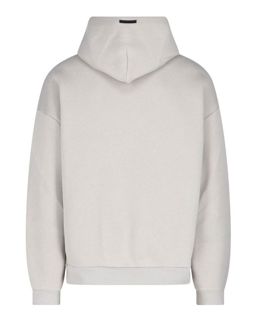 Fear Of God White Hooded Sweatshirt for men
