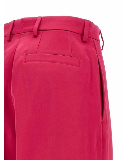 Dries Van Noten Penn Satin Tailored Pants
