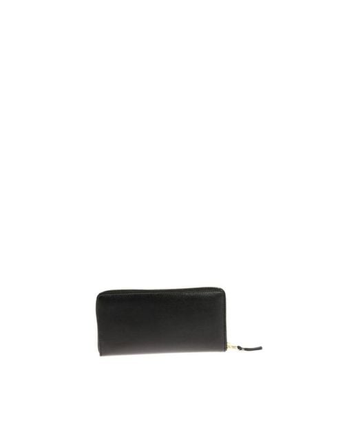 Comme des Garçons White Smooth Leather Wallet