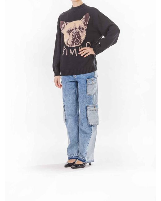 Moschino Blue Sweater