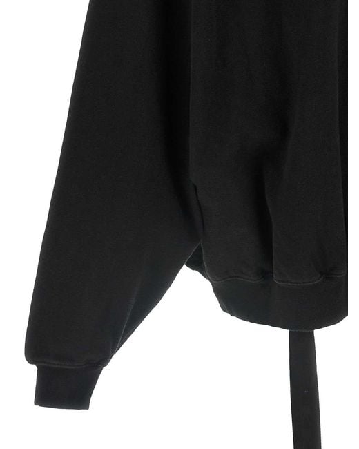 Rick Owens Black Mountain Hun Hoodie for men