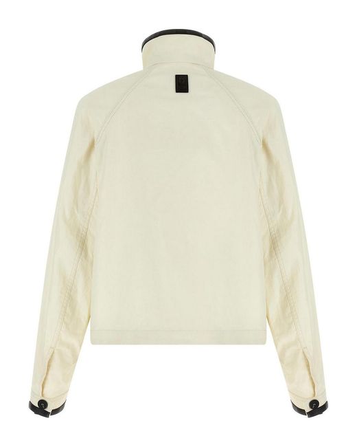 Ferragamo Natural Tech Linen Jacket