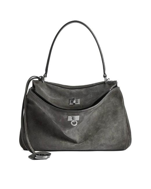 Balenciaga Black Rodeo Handbag Small