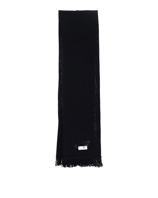 MM6 by Maison Margiela Black Scarf for men