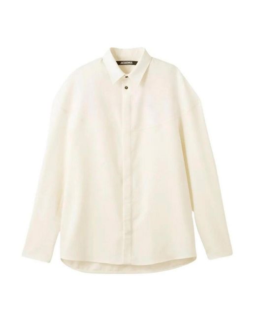 Jacquemus White La Chemise Atelier for men