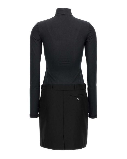 Coperni Black Hybrid Dress