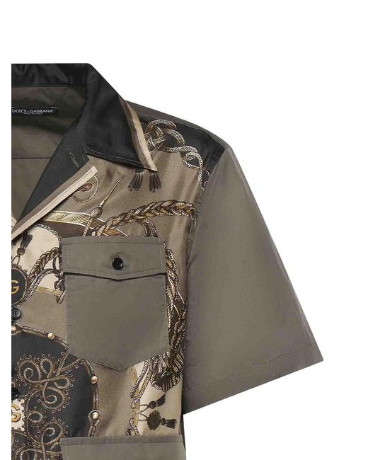 Dolce & Gabbana Gray Shirts for men