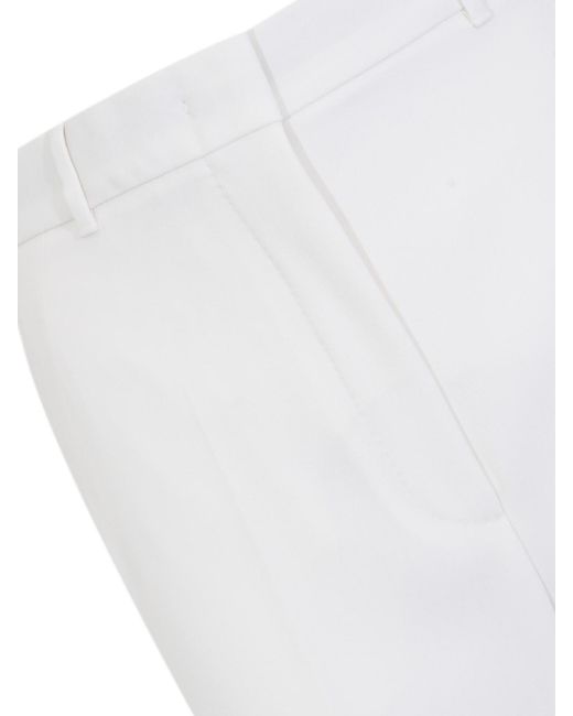 Max Mara White Mstquasar Trousers