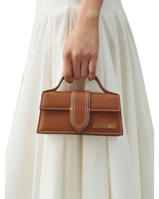 Jacquemus Brown Small Flap Bag Le Bambino