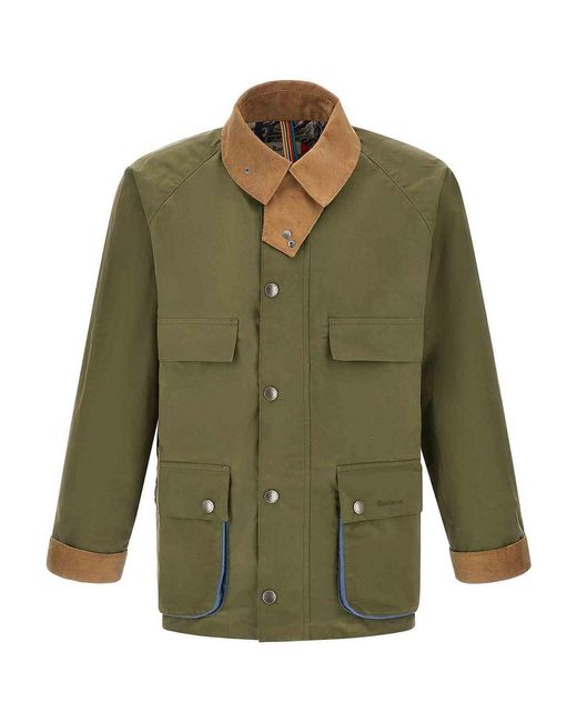Barbour Green Paul Smith Loves Jacket for men