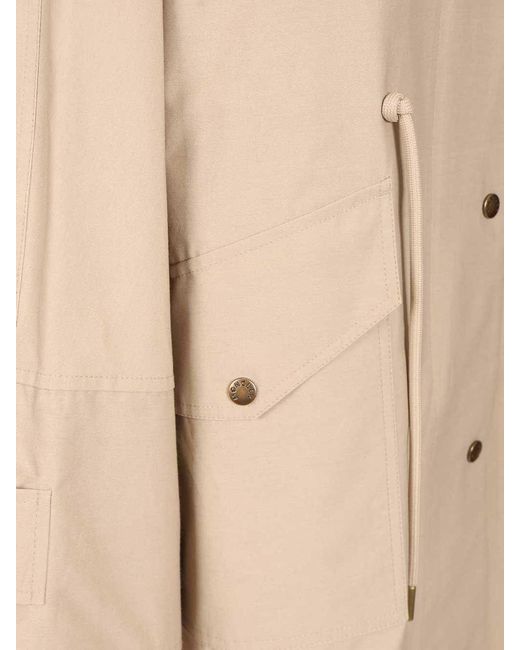 Moncler Natural Brunnera Long Parka