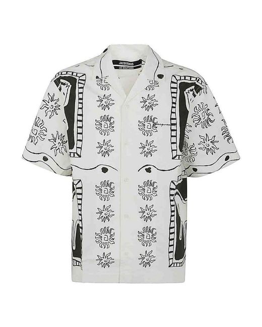Jacquemus White Jean Shirt for men
