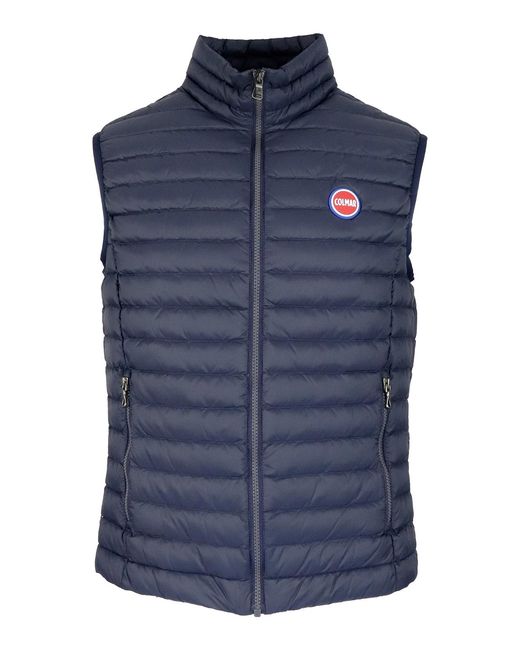 Colmar Blue Floid Puffer Waistcoat for men