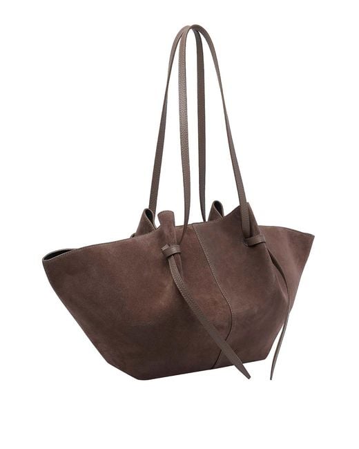 Yuzefi Brown Large Mochi Shoulder Bag