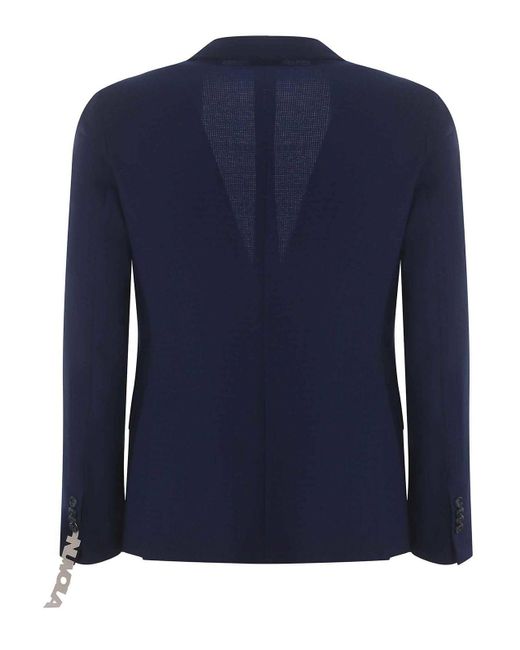 Manuel Ritz Blue Casual Jacket for men