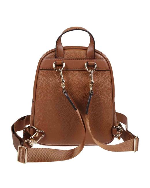 Michael Kors Brown Elliot Leather Backpack