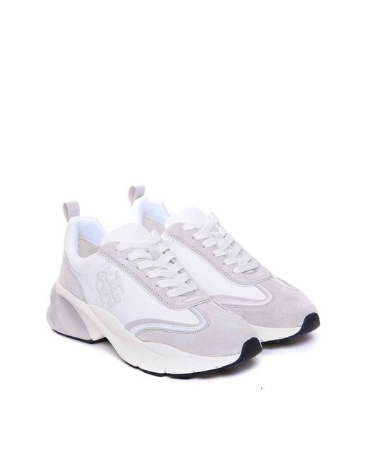 Tory Burch White Good Luck Sneakers