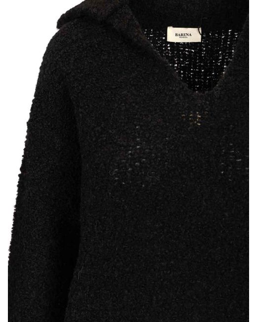 Barena Black Maura Lanula Sweater