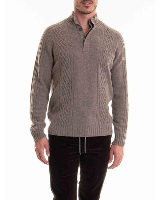 Corneliani Brown Sweater for men