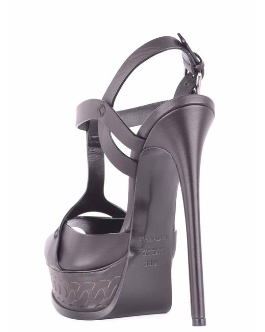 Casadei Metallic Sandals