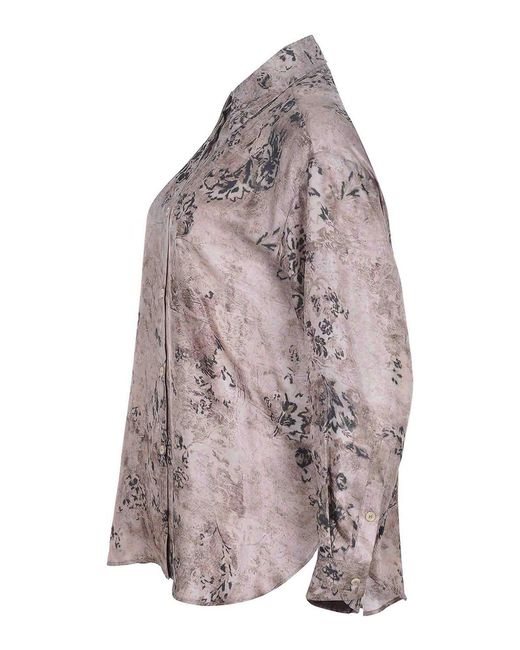 Alysi Multicolor Shirt Made Of Silk