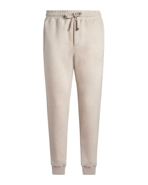 Etro Natural Wool Blend Jogging Trousers for men
