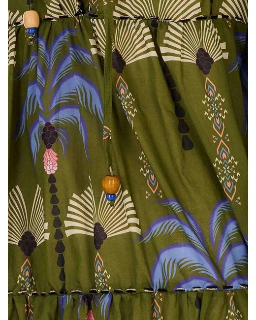 Anjuna Green Caftan Short