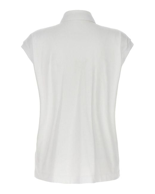 Dolce & Gabbana White Plastron T-shirt