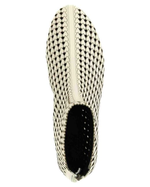 Isabel Marant White Ferix Ankle Boots