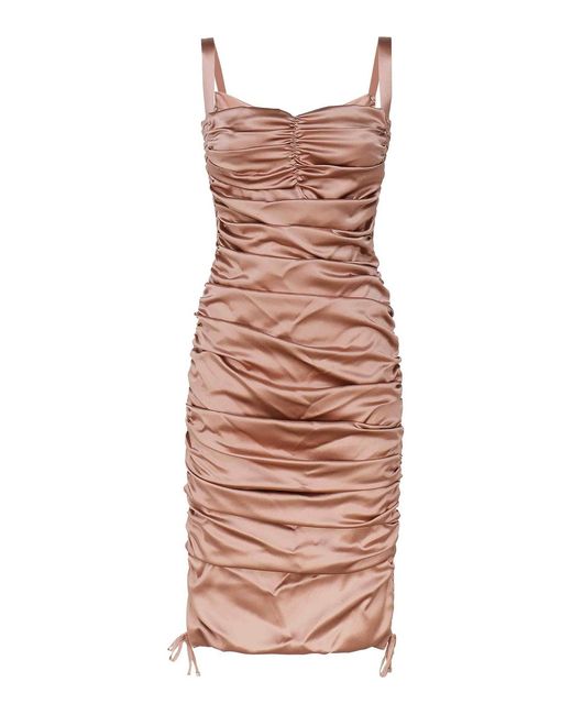 Dolce & Gabbana Brown Party Dresses