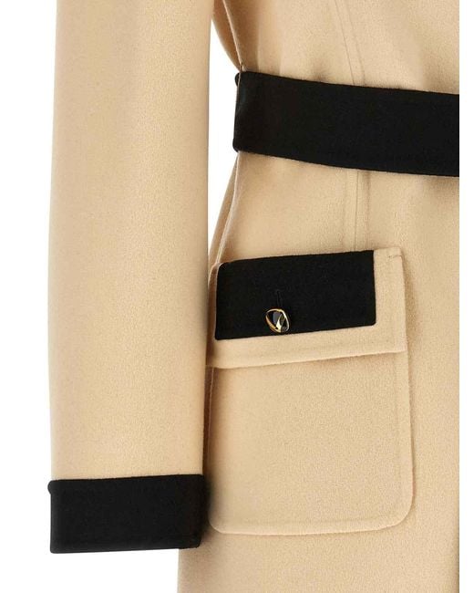 Valentino Garavani Natural Wool Coat