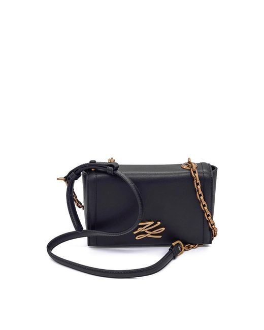 Karl Lagerfeld Black K/Autograph Small Crossbody