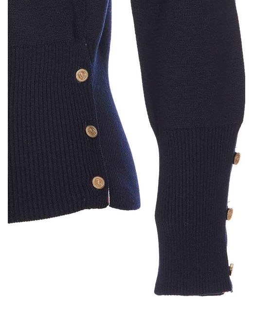 Thom Browne Blue Milano Pullover