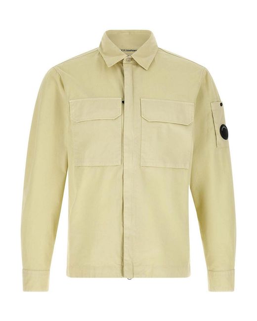 C P Company Yellow Lens' Overshirt for men