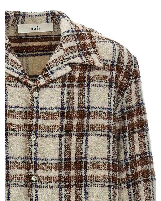 Séfr Gray Ojai Shirt for men