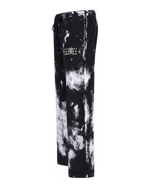 MM6 by Maison Margiela Black Sports Trousers