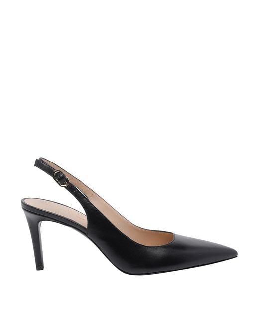 Stuart Weitzman Black Stuart Power Slingback